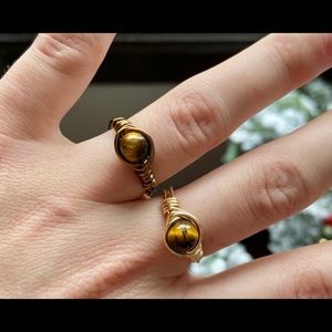 Tigers eye ring